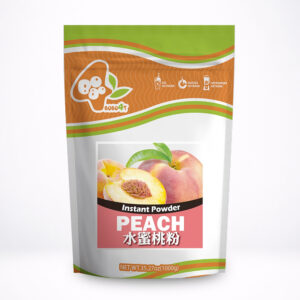 Pó instantâneo Pêssego Milk Bubble Tea 1kg