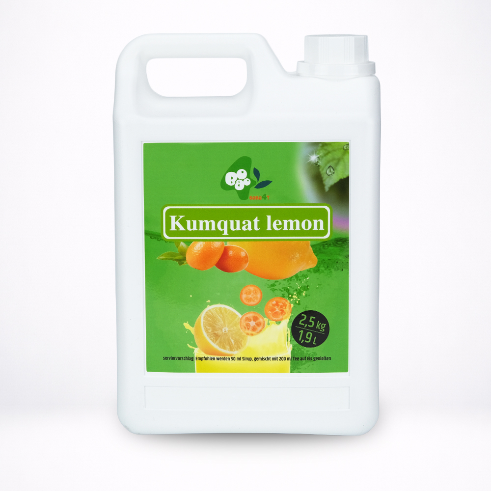 Xarope de Kumquat Limão Fruit Bubble Tea 2,5kg