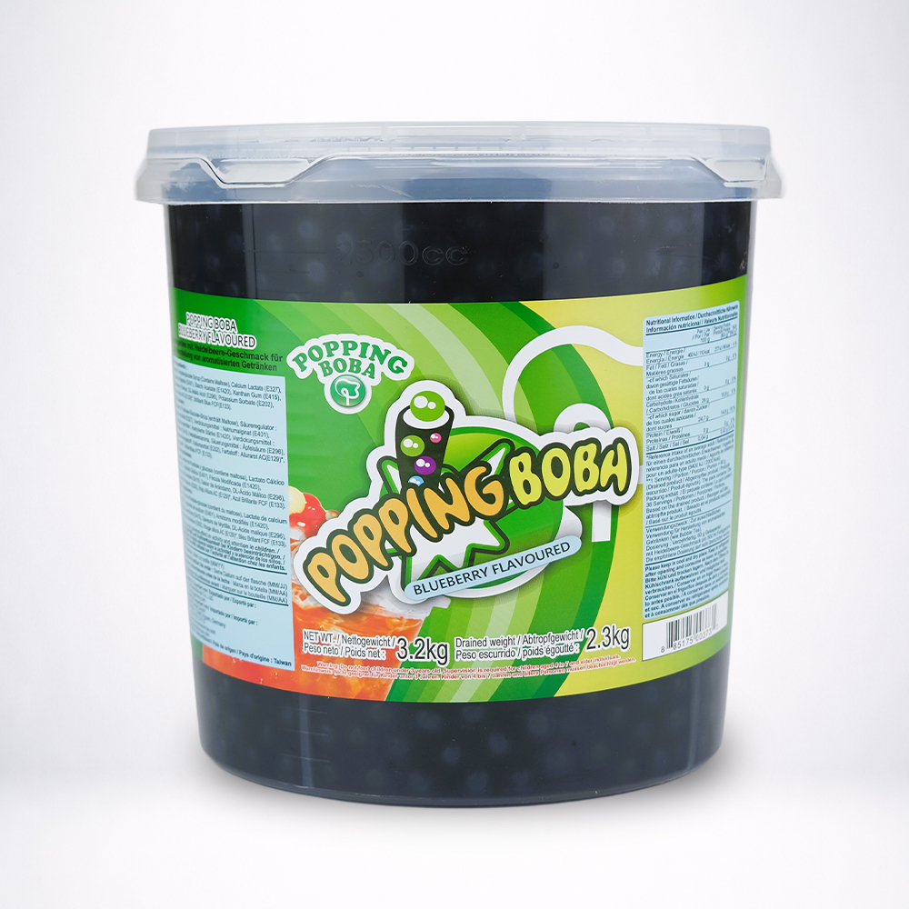 Mirtilo Popping Boba para Bubble Tea 3,2kg