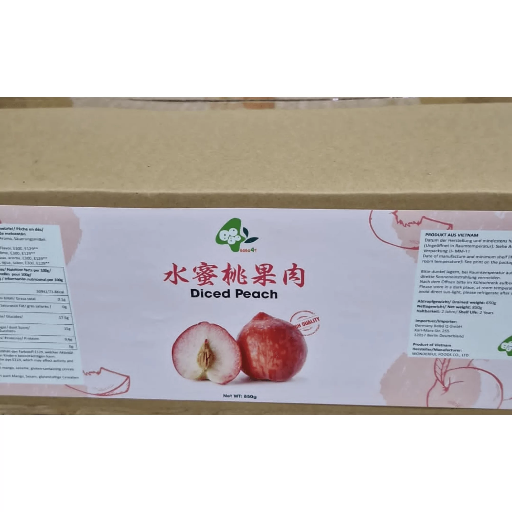 Diced Peach